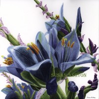 <i>Puya alpestris,</i> Sapphire Tower <br>
Watercolor on Paper Puya alpestris, Sapphire Tower