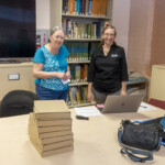 Books on the table